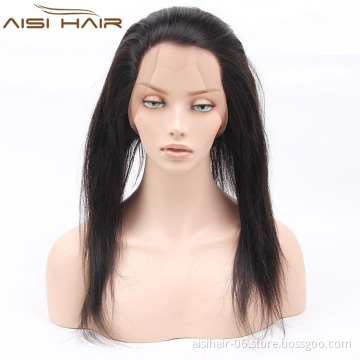 Aisi Hair 2018 New Arrival Indian Hair Raw Unprocessed  360 Lace Frontal Wig